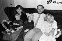 Witness with his wife and children in Liberec