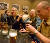 With Ivan Jirous and František Stárek, 2008