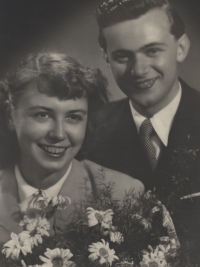 The Strakas' wedding photo (1951)