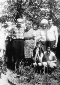 Family photo, mother's sister, grandmother, undated