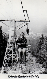 Naděžda Řeháková, Krkonoše, 1967