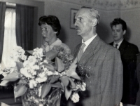 Svatba MUDr. Naděždy Šafářové s MUDr. Svatoplukem Řehákem, 1960