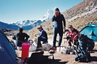 Petr Strnadel, standing, Peru, 2004