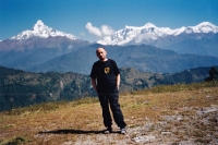 Petr Strnadel's friend Ctibor Navrátil - dissident before 1989, Nepal, 2004