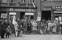 Pre-election rally in Krnov, 1990