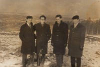 Zdeněk Kolařík in the photo on the right, circa 1960s