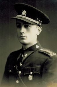 Sergeant Karel Škarka assigned to the Border Guard Regiment in Žamberk in 1938