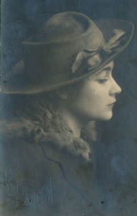 Grandmother Eliška Hrušková (later Kodešová), nee. Synková