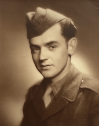 Josef Pavlik, soldier at Auxiliary Engineering Corps (1949-1951)