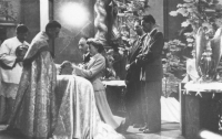 Wedding of Arnoštka and Hubert Poul, 1954