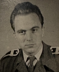 Jiří Petz at the army, 1959