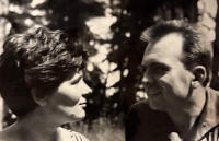 Jiří Petz with his wife Květa Petzová, 1964