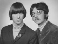 Karel Lang (left) with his friend Jaroslav (Jerry) Tomášek, who emigrated to Vancouver, 1967