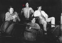 Karel Lang (marked with an asterisk), Karlovo bratrstvo band, 1970