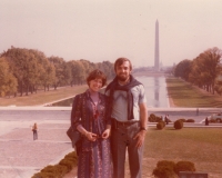 Jana Pekárková with Rex Himes in the USA, 1978