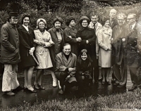 Anthropoecological Department, Jiří Petz, bottom centre, 1984