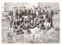Jaroslav Španko with other trainees at the Spartakiada, 1985