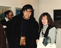 Václava Císařovská with Ivan Klíma, 1987