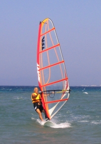 Karel Lang on the island of Kos, 2004