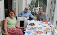 Jana Pekárková with friends in Austria, 2022