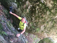 Karel Škarka and his son Ondrej trying to trace the path Karel Škarka Sr. took to Switzerland