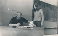 Jaroslav Med and Pavel Veselý, Secondary School of Arts and Crafts, Prague, 1979