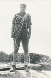In the High Tatras, Kostolík peak, 1968