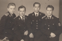 Second from the right, brother of the witness, Jiri Bugner, 1940s