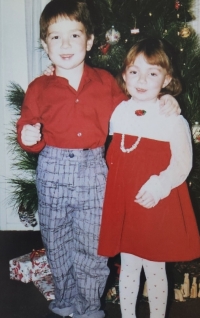 Children of the witness, Joseph on the left, Kristina on the right, California