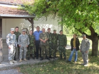 Meeting of Swedish, US, Serbian and Czech representatives at a school in Serbia, September 2010