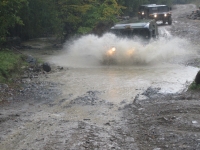 Joint patrol of Czech and American troops in Kosovo, September 2010