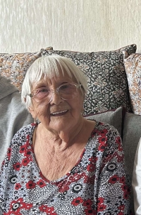 Eliška Vidakovičová during the filming of the project Our Neighbours' Stories, 2025