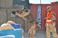 From the mission in Afghanistan, witness with a weapon, 2018