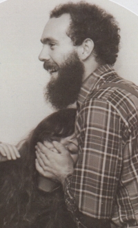 Jiří Dvořák with his wife Jitka in the 1980s