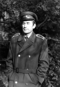 Jan Vazač at the time when he worked at the General Staff of the Czechoslovak People's Army