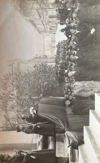 An unidentified member of the Trakal family