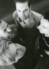 With Tomáš Lampar, Jan Herynek and Jiří Toman. Catalogue photo, 2001