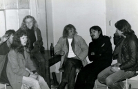 During a Jazz Club event, 1984