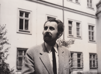 Husband, historian Karel Kučera (1932-1990), Prague, 1970s