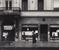 Anti-occupation signs in Prague in August 1968