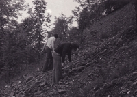 On a slag heap, Příbram, 1977