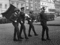Military oath in Havlíčkův Brod, 1987