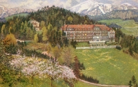Semmering sanitarium and house, formerly owned by the Hansy family in Austria