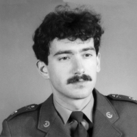 Jaroslav Španko as a professional soldier, 1986