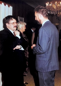 Karel Škarka meeting with Josef Lux