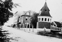 František Havránek's mill (left) and Jitka Havránková's native house (centre)