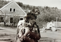 David Aust Vedral with son