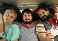 With brothers in America, left to right: Josef, Vojta; 1994