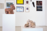 Objects at an exhibition in the Regional Art Gallery in Zlín, 2021