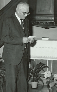 Jiří Ruml, Joel's pastor installation service, Lozice congregation, 1982